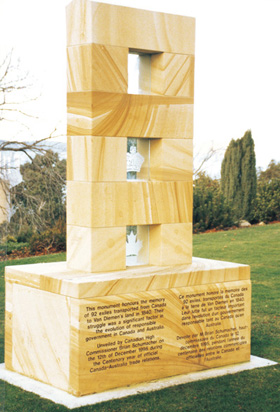 Monuments aux exilés Canadiens à Hobart